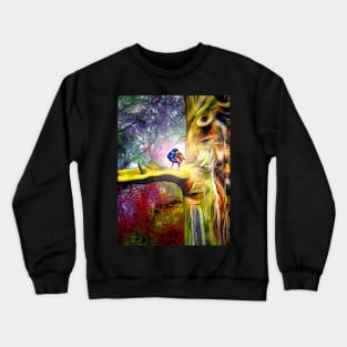 Forest Crow Crewneck Sweatshirt